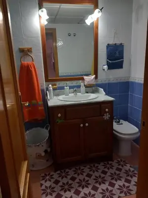 Un baño de Coqueto apartamento en Mojácar