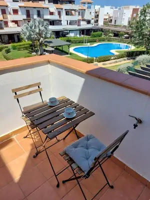 Piscina en o cerca de Ático junto al Mar,Acceso directo a la playa,Jardines de Nuevo Vera,WIFI