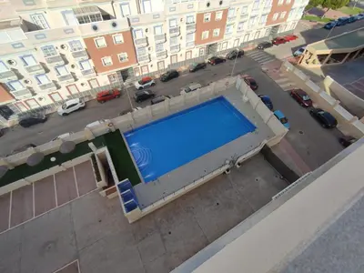 Piscina en o cerca de Ático en Balcones de Roquetas II