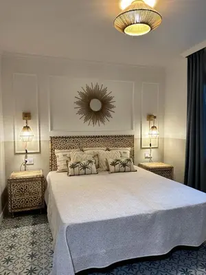 Cama o camas de una habitación en Casa de Familia Vera Coast