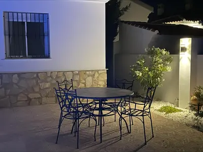 Un patio o zona al aire libre en Casa Pap