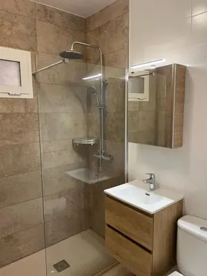 Un baño de Mojacar Playa Appartement 3chambres