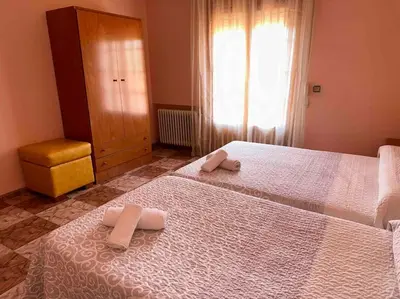 Cama o camas de una habitación en Casa Rural Baza