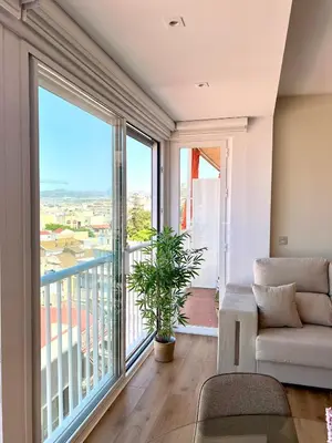 Zona de estar de Apartamento moderno centro Aguilas 150m playa