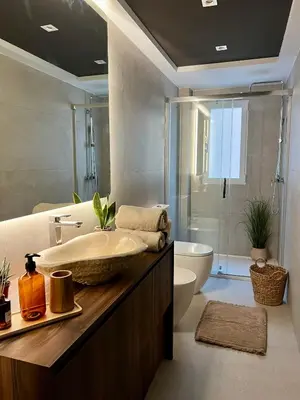 Un baño de Apartamento moderno centro Aguilas 150m playa