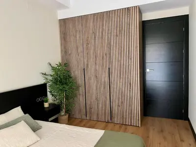 Cama o camas de una habitación en Apartamento moderno centro Aguilas 150m playa