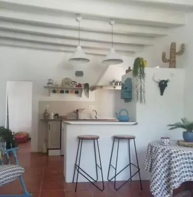 Una cocina o zona de cocina en La casita Azul