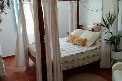 Cama o camas de una habitación en La casita Azul