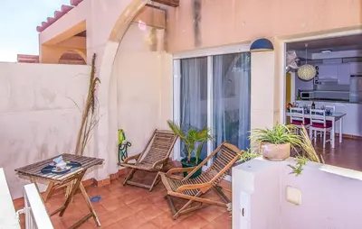 Un balcón o terraza de II Precioso apartamento con piscina y garaje II