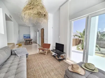Zona de estar de Villa Galerna de Mar