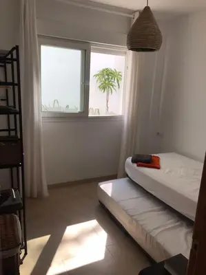 Cama o camas de una habitación en Villa Galerna de Mar