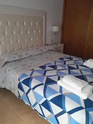 Cama o camas de una habitación en APARTAMENTO EL TIMON