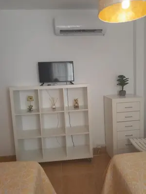 Una televisión o centro de entretenimiento en APARTAMENTO EL TIMON