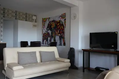 Una televisión o centro de entretenimiento en Apartment Isabel