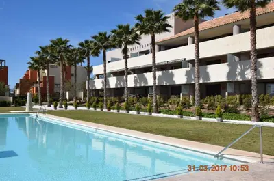 Piscina en o cerca de Golf Penthouse Valle del Este Vera 116, Las Moreras