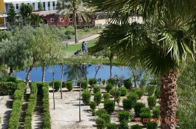 Jardín al aire libre en Golf Penthouse Valle del Este Vera 116, Las Moreras