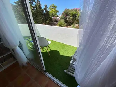Un balcón o terraza de Aguamarga