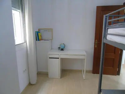Cama o camas de una habitación en Aguadulce familiar y económico, Piscina Playa Wifi