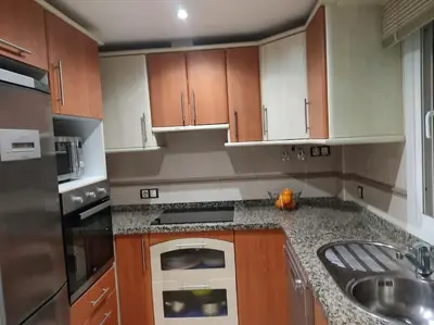 Una cocina o zona de cocina en Apto. residencial familiar Aguadulce