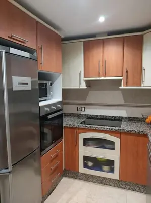 Una cocina o zona de cocina en Apto. residencial familiar Aguadulce