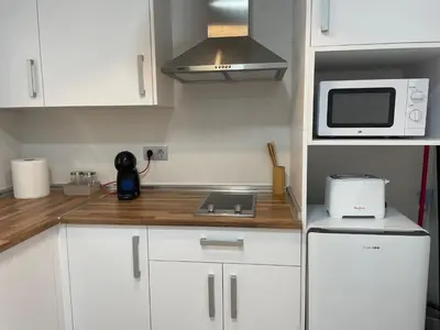 Una cocina o zona de cocina en Apartamento Cine Wifi