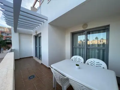 Un balcón o terraza de Apartamento exclusivo con vistas a la piscina
