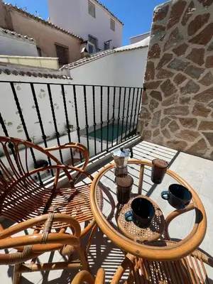 Un balcón o terraza de Casa Azul