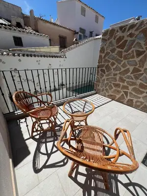 Un balcón o terraza de Casa Azul