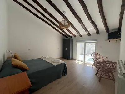 Cama o camas de una habitación en Casa Azul