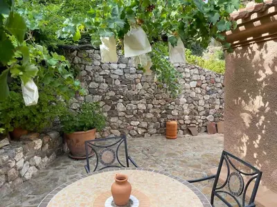 Jardín al aire libre en Casa Estrella