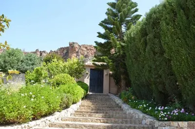 Jardín al aire libre en Casa Estrella