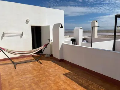 Un balcón o terraza de Apartamento en las salinas de Cabo de Gata