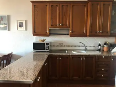 Una cocina o zona de cocina en Apartamento en las salinas de Cabo de Gata