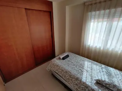 Cama o camas de una habitación en Casa del Sol con Jacuzzi - Vera Playa Laguna Beach