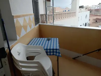 Un balcón o terraza de Apartamento 3 habitaciones -50 metros playa