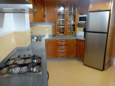 Una cocina o zona de cocina en Apartamento 3 habitaciones -50 metros playa