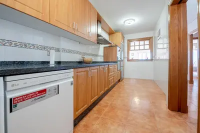 Una cocina o zona de cocina en Aguadulce Vista Mar
