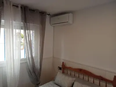 Zona de estar de Apartamento a pie de playa