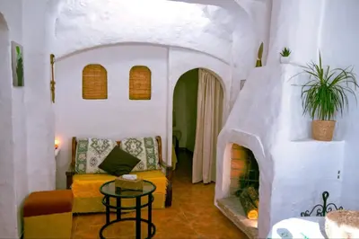 Zona de estar de Cuevas del Sol
