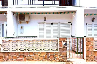 Un balcón o terraza de Rinconcito, AA, wifi, a pie de mar