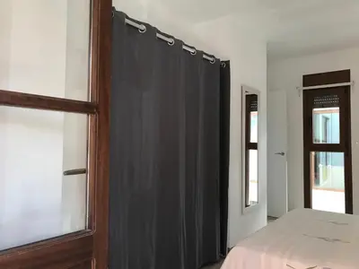 Cama o camas de una habitación en Alojamiento Wadi Dar Al-Farah II 