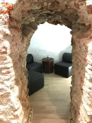 Zona de estar de Alojamiento Wadi Dar Al-Farah II 