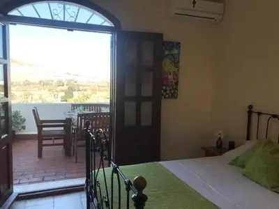 Cama o camas de una habitación en La Mata Penthouse - Mojacar - 3 bedroom - sleeps 6 - R036