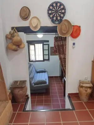 Zona de estar de Casa en el valle de GuainosAltos