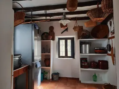 Una cocina o zona de cocina en Casa en el valle de GuainosAltos