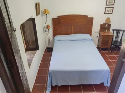 Cama o camas de una habitación en Casa en el valle de GuainosAltos