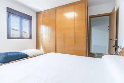 Cama o camas de una habitación en Villa de fernan Pérez
