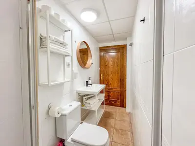 Un baño de Chalet con Piscina privada y Suite de lujo