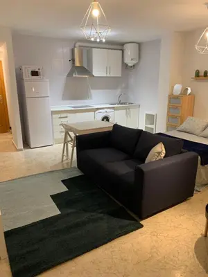 Una cocina o zona de cocina en ESTUDIO SEGUNDA LÍNEA DE PLAYA