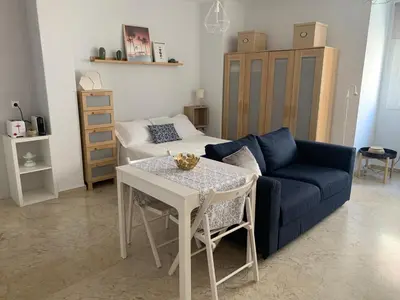 Zona de estar de ESTUDIO SEGUNDA LÍNEA DE PLAYA